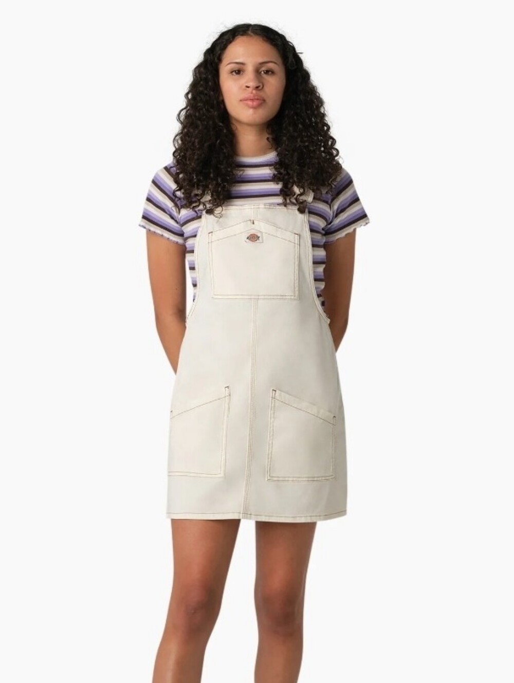Dickies Twill bib skirt overalls size L